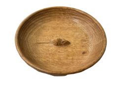 Robert Thompson of Kilburn 'Mouseman' fruit bowl, 29.5cm diameter.