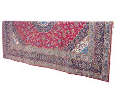 Hand knotted Iranian wool carpet 3.46 by 2.57.