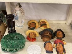 Miners lamp, Nao figurine, Royal Copenhagen, Bosson wall plaques, etc.