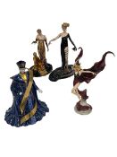 Wedgwood Galaxy Collection 'The Govenor', Franklin Mint 'Angel of Darkness',