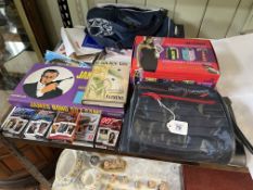 Collection of James Bond 007 memorabilia including Ian Fleming books, Cunard ephemera, etc.