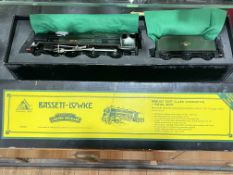 Bassett-Lowke Scot Class Locomotive - Royal Scot with tender, boxed.