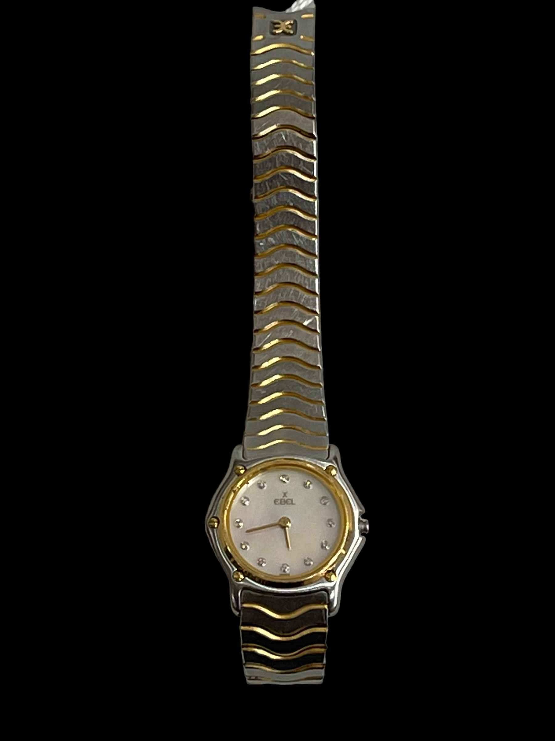 Ebel ladies two tone, 18 carat gold and stainless steel,