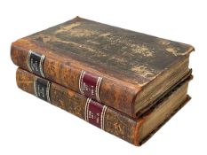 Two volumes of History of Whitby by Rev. George Young, 1817.