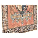 Prince of Wales Armorial wall hanging 2.40 by 2.00.