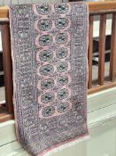 Bokhara style carpet runner 2.45 by 0.80.