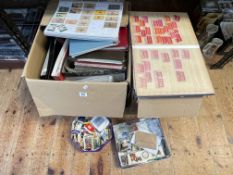 Albums and loose Matchbox labels and Matchboxes.