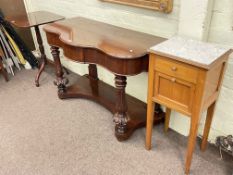 Victorian mahogany serpentine front Duchess washstand,