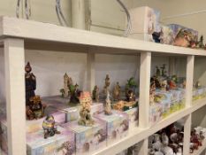 Collection of Lilliput Lane, Land of Legend and The Wily Wizard by Tom Raine figures, in boxes,