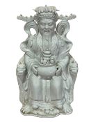 Chinese Blanc de Chine figure of a seated Buddha, 44cm high.