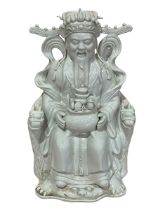 Chinese Blanc de Chine figure of a seated Buddha, 44cm high.