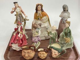 Lladro, Staffordshire, Bisque, Royal Worcester and Doulton figures,