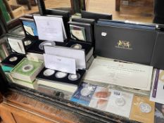 Collection of silver proof coins (majority Royal Mint), piedfort proof,