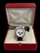 Gents wristwatch marked Breitling Navitimer Heritage with spare strap and box.