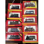 Ten Hornby OO gauge locomotives, all boxed.