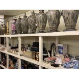 Large collection of cased cutlery, Bossons, Wedgwood blue Jasperware, figurines, glass, postcards,