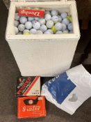 Collection of golf balls.