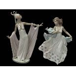 Two large Lladro figures, Summer Breeze and Grand Dance 1568.