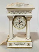 Ornate Josephine four pillar clock,