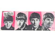 Beatles fold out poster - Dell No 2 by Dell Publishing, circa 1964.