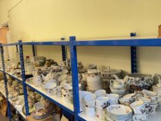 Collection of decorative porcelain, Royal Worcester Blush vase, Ringtons, glass,