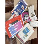 Collection of ice hockey, theatre and opera programmes, tickets,