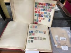 Two Commonwealth stamp albums and loose.