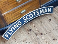 Flying Scotsman sign.