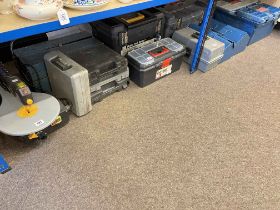 Electric saw, tool boxes, air power tools, various tools, etc.