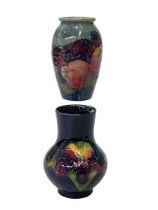 Moorcroft Pottery Finch and Berries vase, 10.