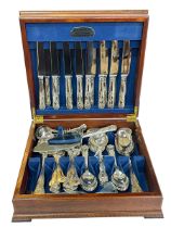 Elkington Sheffield silver plated canteen of cutlery.