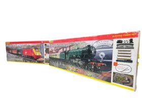 Hornby boxed train sets 'Virgin Trains 125' and 'Flying Scotsman'.