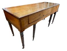 WITHDRAWN Georgian mahogany and ebony line inlaid new patent Muzio Clementi table piano,