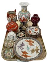 Oriental ceramics including Chinese and Japanese.