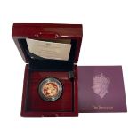 2023 Coronation of King Charles III gold proof sovereign by Royal Mint with certificate.