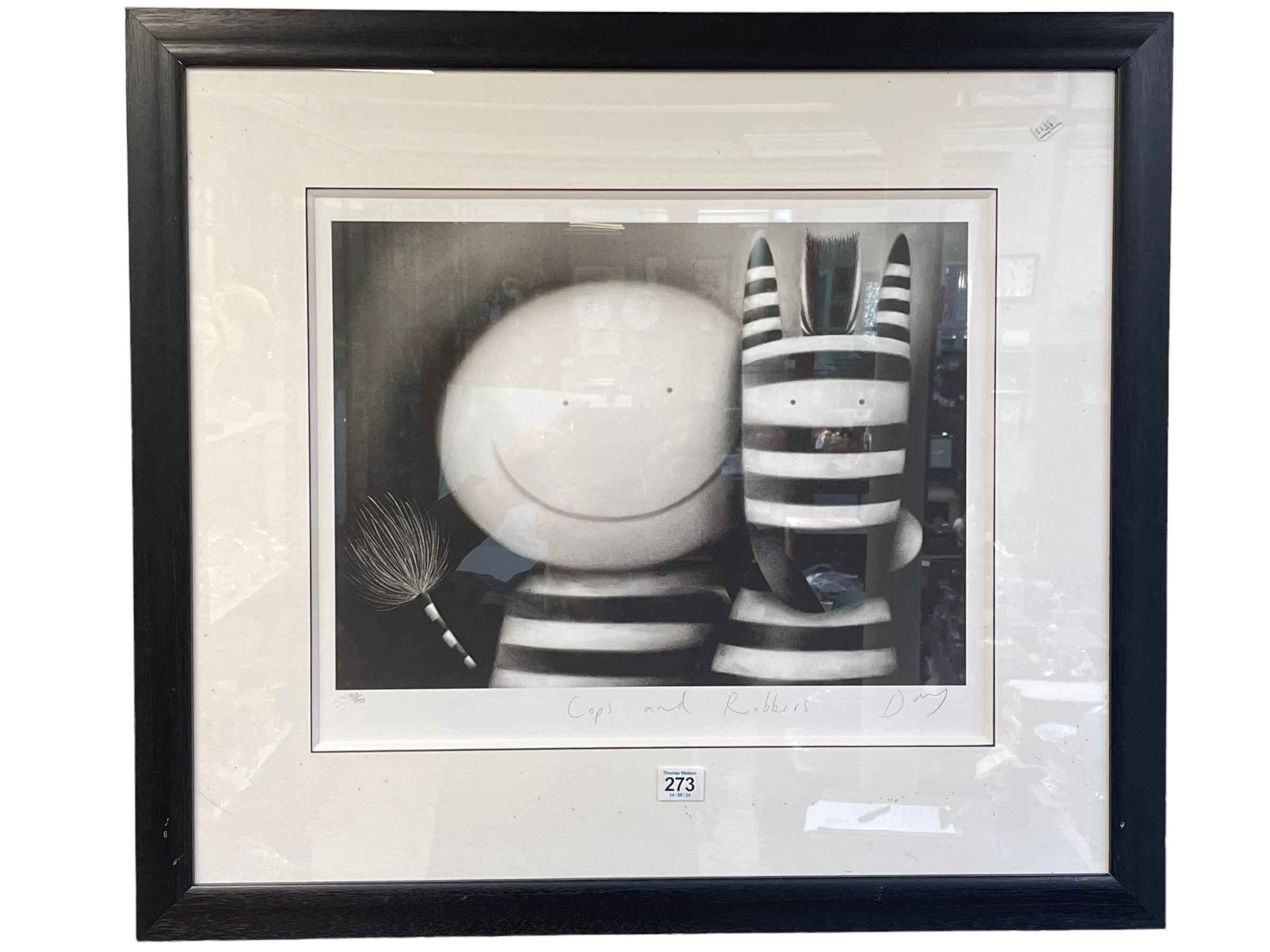 Doug Hyde, Cops & Robbers, giclee on paper, signed limited edition with COA verso, 62.