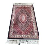 Iranian Sizan rug 1.60 by 1.00.