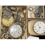 Collectables including silver albert, silver fruit knife, watches, etc.