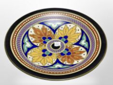 A Dutch Gouda pottery bowl,