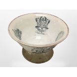 A Victorian Sailor's Farewell bowl,