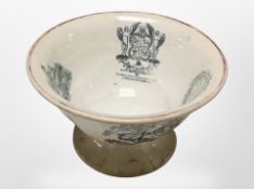 A Victorian Sailor's Farewell bowl,