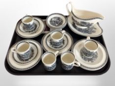 Twenty pieces of Wedgwood Lugano tea and dinner china