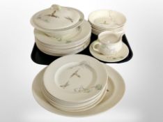 Twenty eight pieces of Royal Doulton The Coppice dinner china