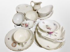 Twenty pieces of Royal Copenhagen tea china