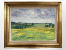 Niels Nielsen : Rural landscape, oil on canvas,