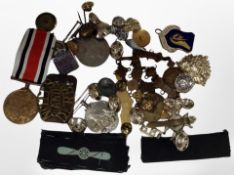 A group of WW II Army and RAF medals,