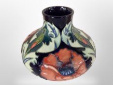 A Moorcroft bulbous vase,