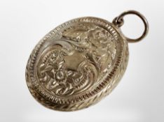 An old silver locket