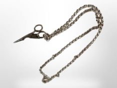 An old stork pendant on belcher