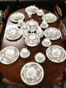 Approximately fifty pieces of Paragon Tree of Kashmir tea and dinner porcelain